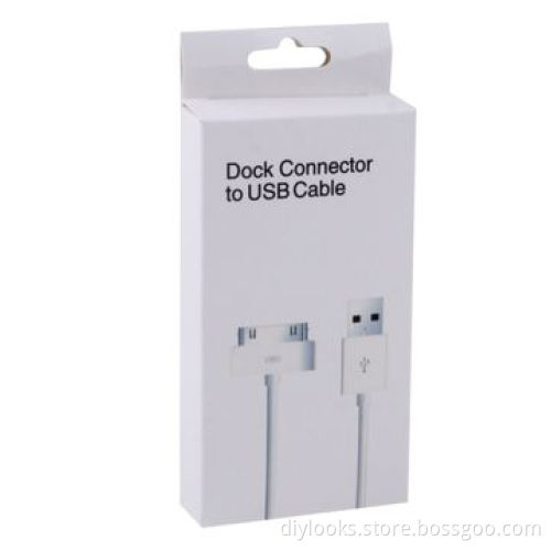 Exquisite Carton Packaging for USB Data Cable (50pcs in One Packaging, the Price is for 50pcs)New